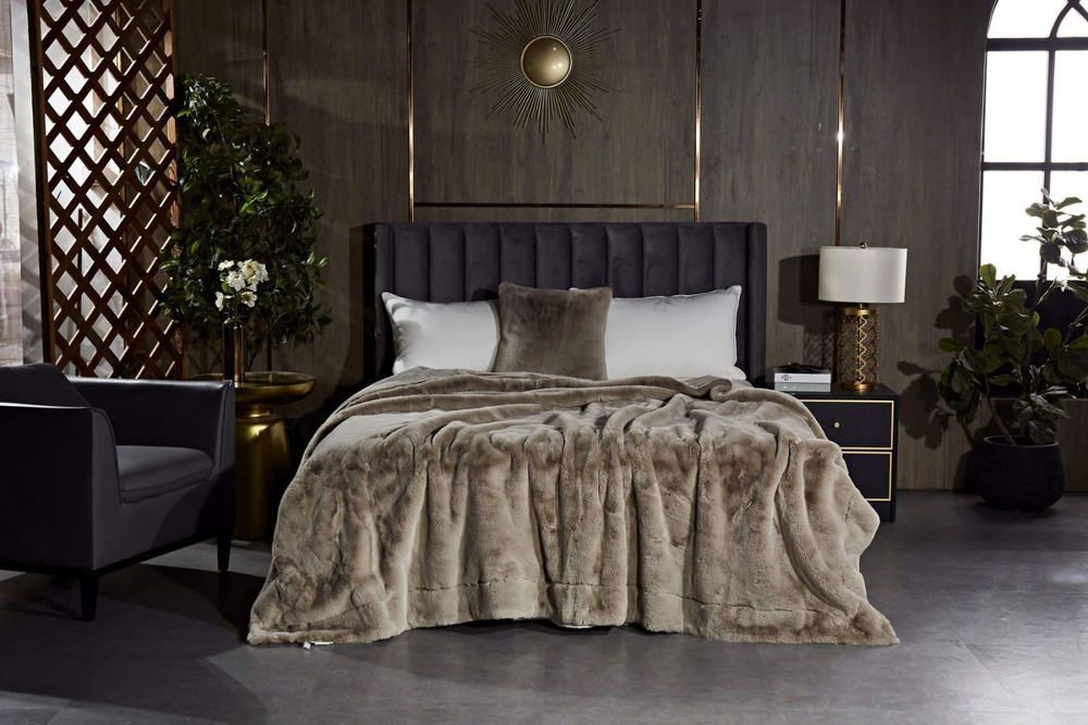 Плед 210х230 Sofi De MarkO Ричард бежевый