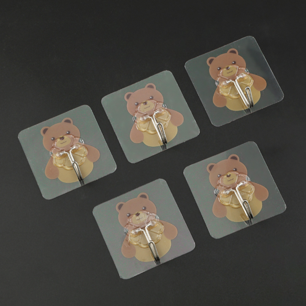Набор крючков на липучке "Teddy Bear", 3 шт