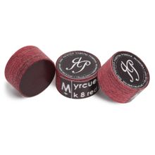 Наклейка для кия Р. Якимова M+ k 8 Red ø13,5мм Medium+ в индивидуальной упаковке 1шт.