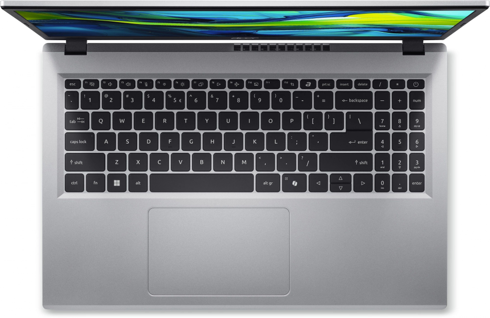 Ноутбук  Acer Aspire GO AG15-31P-37M3 15.6 ", Core i3, 16 Гб RAM, 512 Гб SSD, UHD Graphics, Серебристый