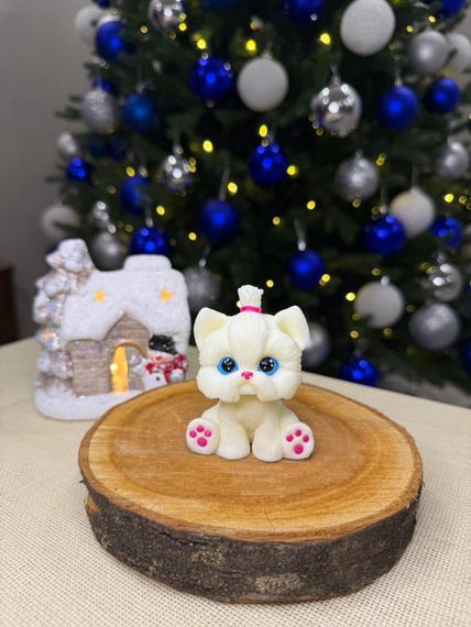 Yorkshire terrieri formasında sabun (bej)