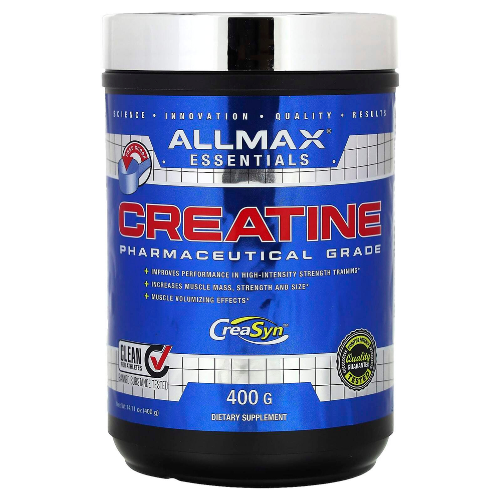 ALLMAX, креатин, фармацевтическая степень чистоты, с нейтральным вкусом, 400 г (14,11 унции)