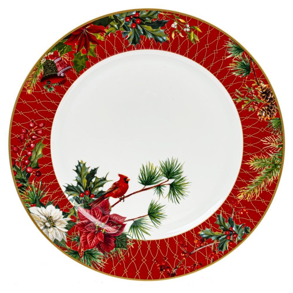 GAEM Блюдо "Рождественский Вальс", L27 W27 H1,5 см