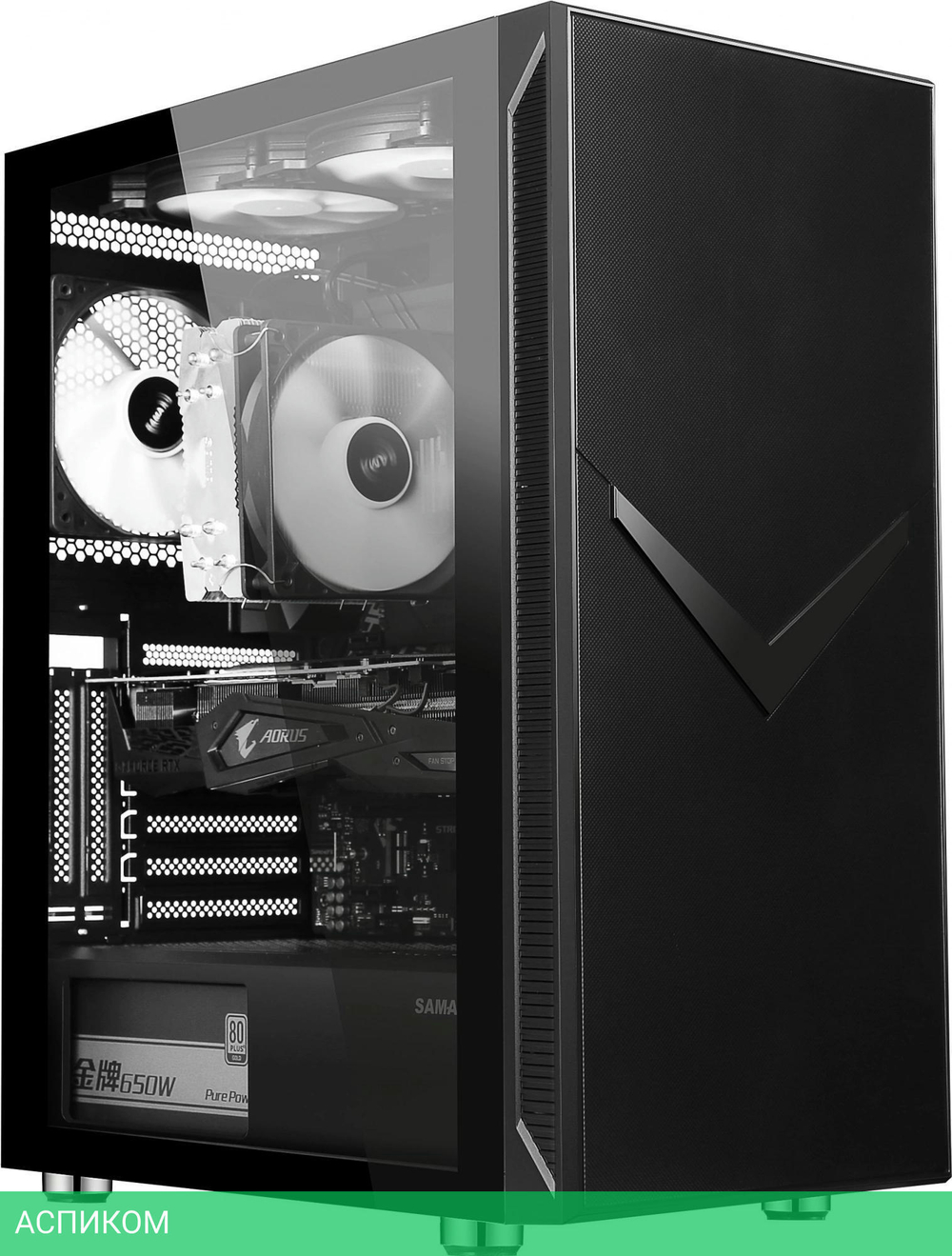Корпус Accord 3501 черный без БП (ACC-3501)