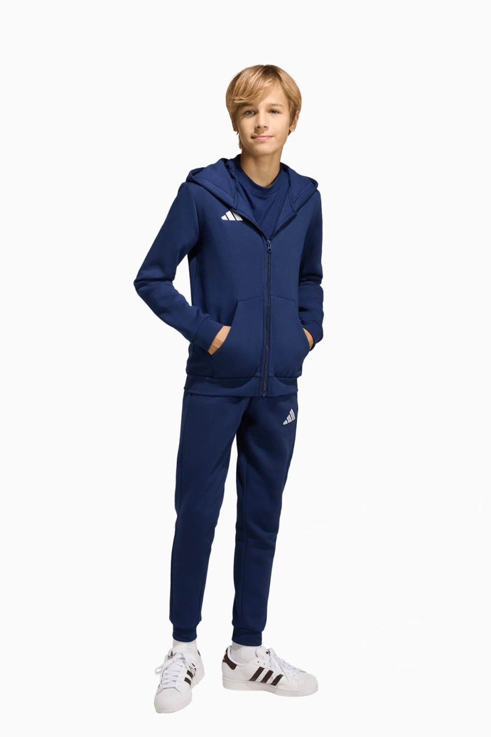 Штаны adidas Entrada 26 Sweat Junior - темно-синий