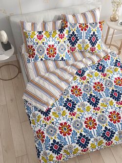 Постельное белье Сказка "Sweet Life/Sweet Life (компаньон)" евро Наволочка 50х70 см 2 шт Простынь 240х215 см Пододеяльник 200х215 см, перкаль