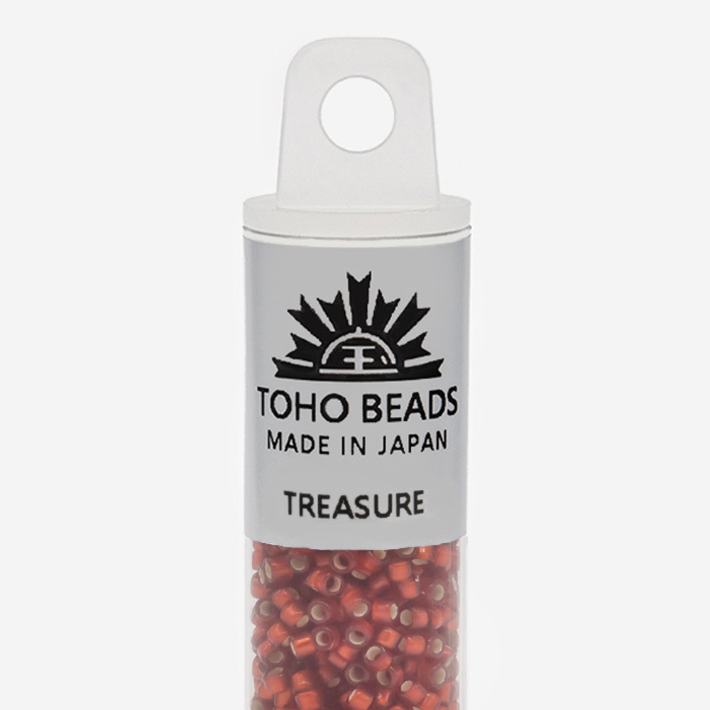 Японский бисер TOHO Treasure (№25CF), с внутренним серебрением, прозрачный матовый