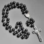 Мужские бусы с крестом "Rico La Cara" AMX000791