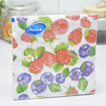 Салфетки 33*33см 20 листов 2-слойные "Ягодный фреш"