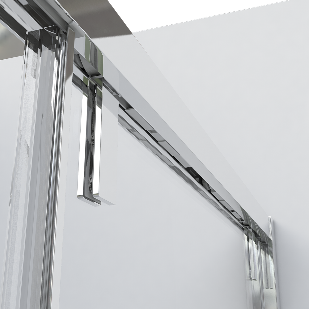 Душевой уголок Lugano VSR-1L9012CGB-1, 1200*900, черный, стекло тонированное, , шт