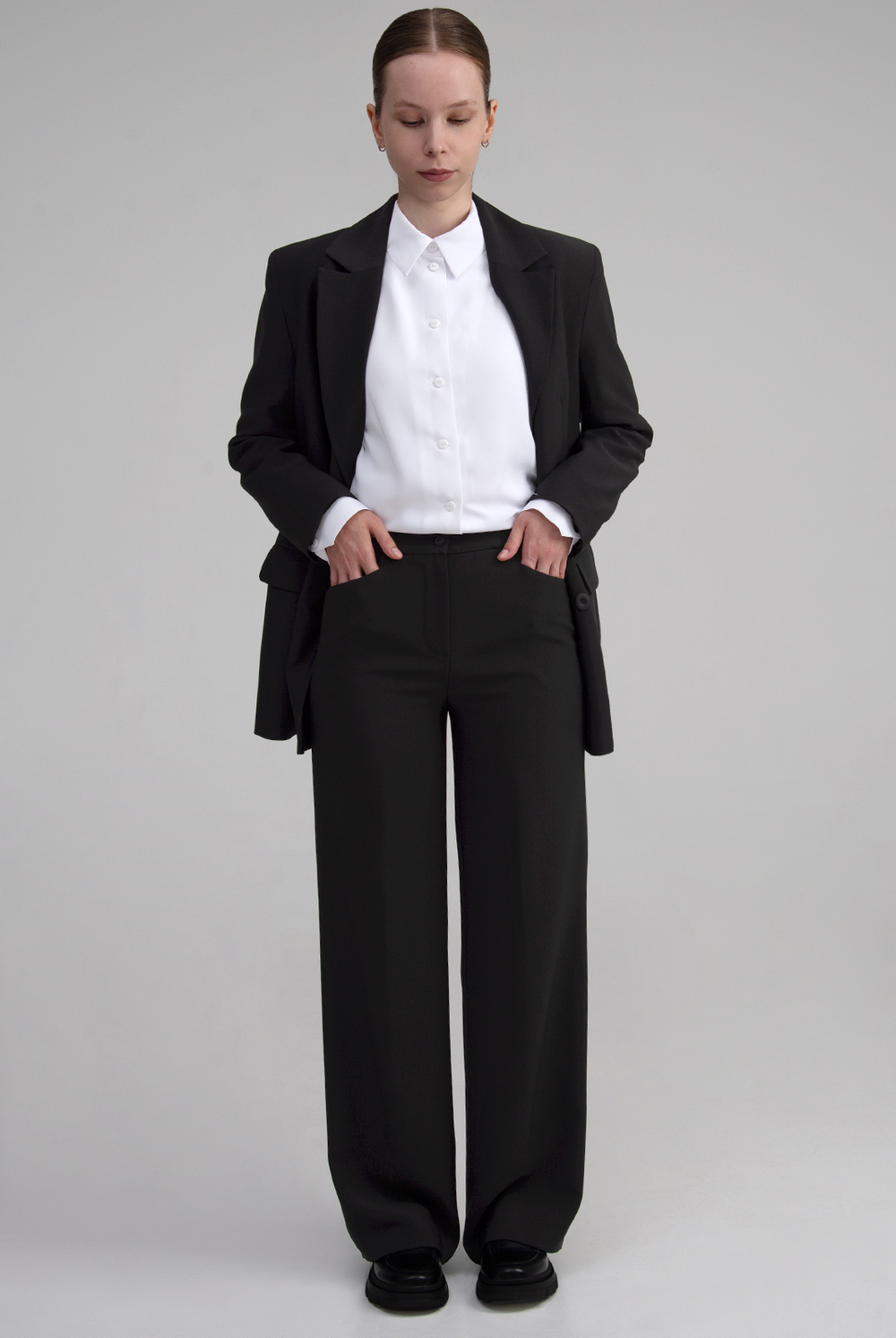 Брюки женские 3393ВЕ, черный #513Ч023393ВЕ