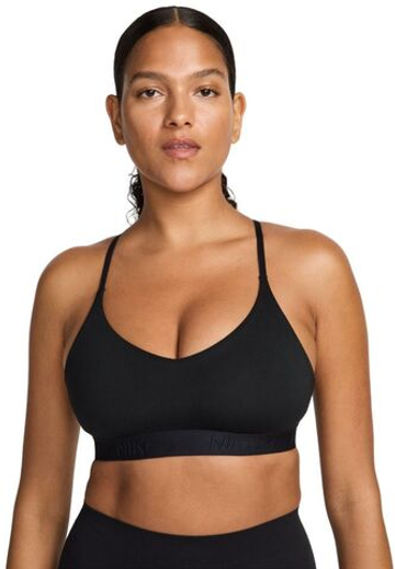 ТОП теннисный Nike Indy Light Support Padded Adjustable Sports Bra - черный