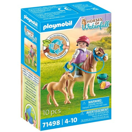 Playmobil - Лошади водопада Ребенок с пони и жеребенком 71498 / артикул   71498  / GTIN 4008789714985
