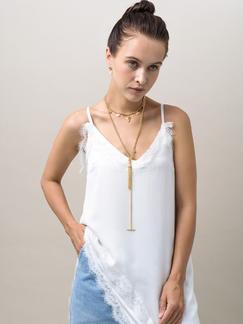 Чокер "Angel heart" Gold