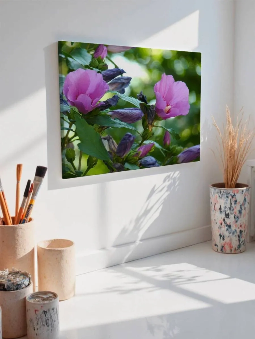 Картина на стену 40 X 50 Гибискус сирийский