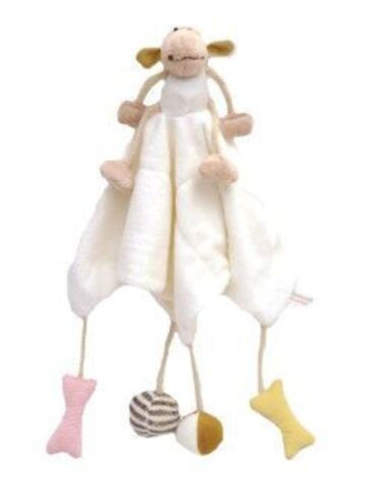 Игрушка мягкая "Мульти одеяло с игрушками", цвет белый, 30х16х5 см