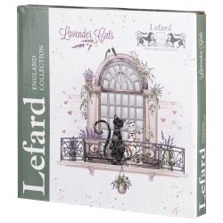 НАБОР ТАРЕЛОК ОБЕДЕННЫХ LEFARD "ЛАВАНДОВЫЕ КОТЫ" 2 ШТ. 25,5*2,5 СМ (КОР=12НАБ.)