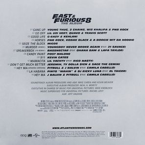 Soundtrack / Fast & Furious 8 - The Album (2LP)