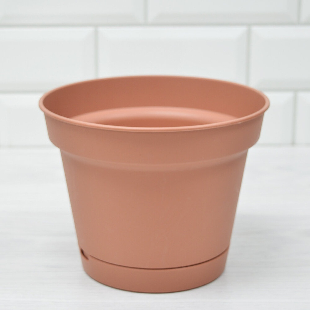 Горшок цветочный Mint 2,3л d185мм, терракотовый