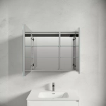 Зеркальный шкаф Sancos Evoke 100х70 SC80100 серый