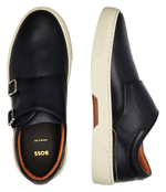 Кожаные монки GARY BOSS BLACK - темно-синий(50529271)