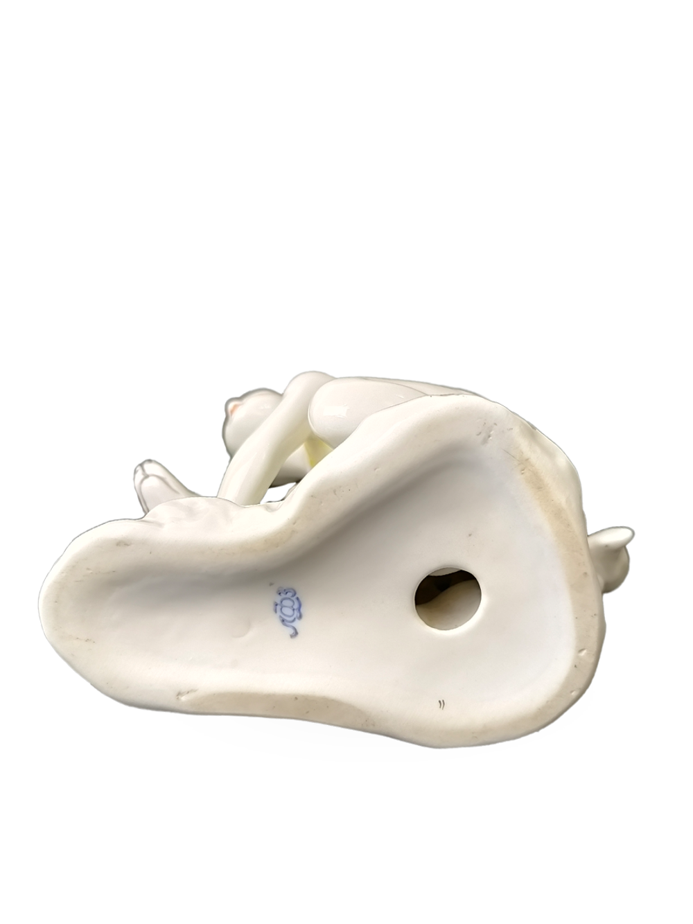 Фарфоровая статуэтка "Юный пограничник с собакой" ЛФЗ