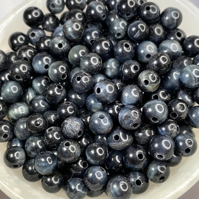 54096  Агат черный Бусина 10мм огр