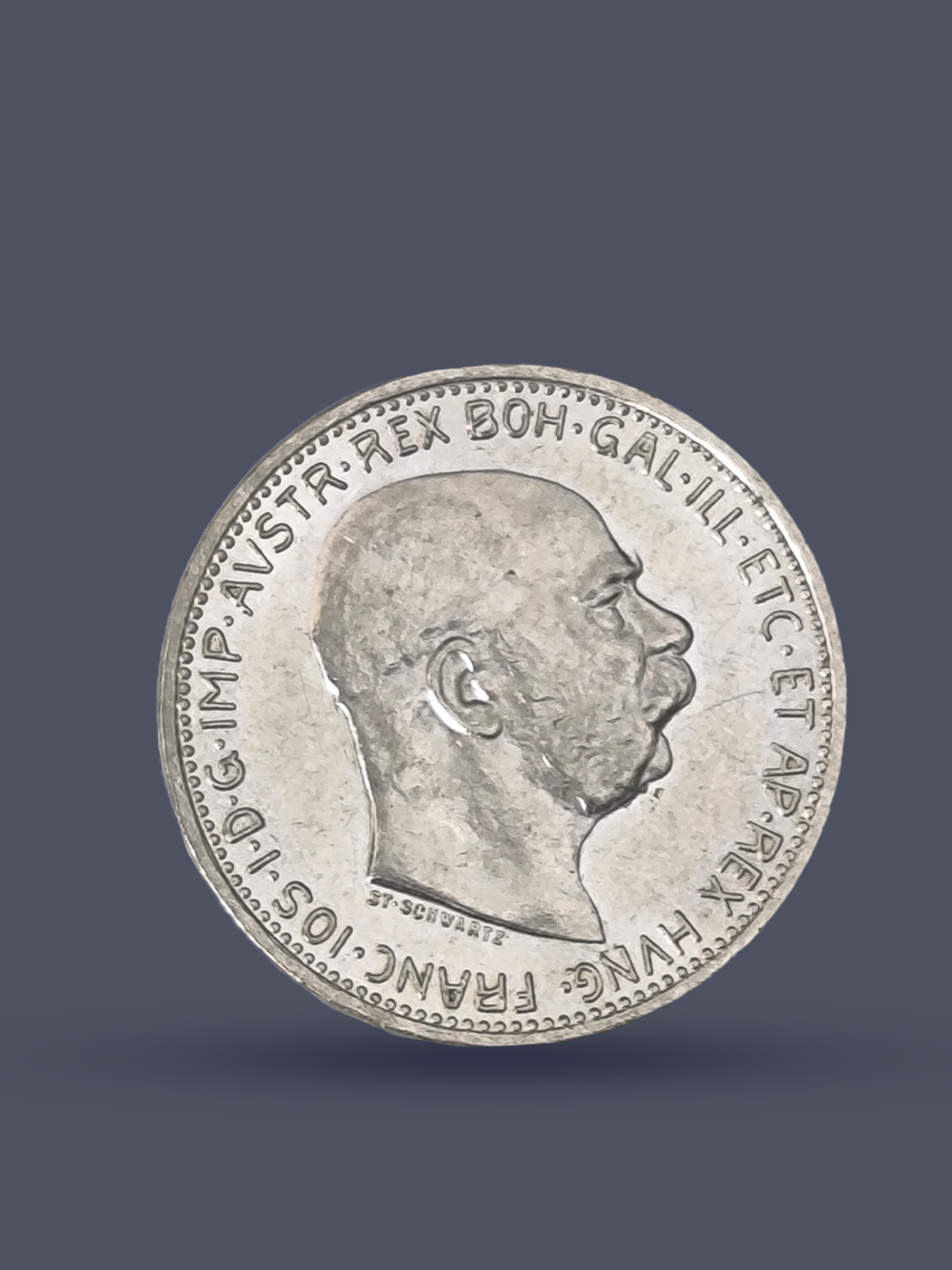 Монета 1 крона (crown) 1914 год Австрия