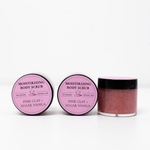 Миниатюра увлажняющий сахарный скраб для тела «Розовая глина + ваниль»