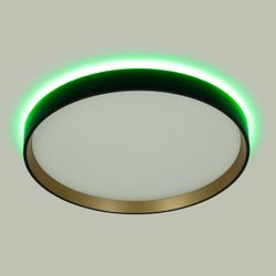 Citilux ETALON CL750321R LED RGB Светильник с пультом Чёрный+Золото