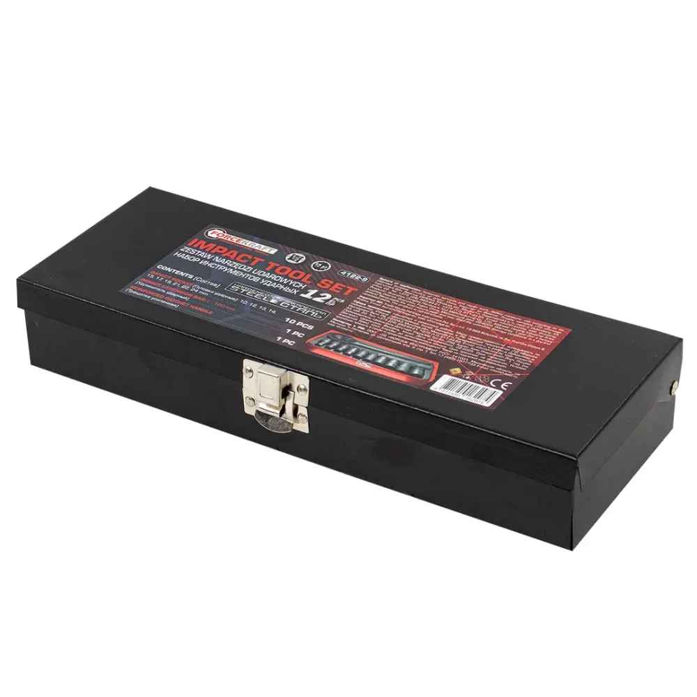 Набор инструментов ударный 12пр. 1/2''(12гр.) FORCEKRAFT FK-4122-9