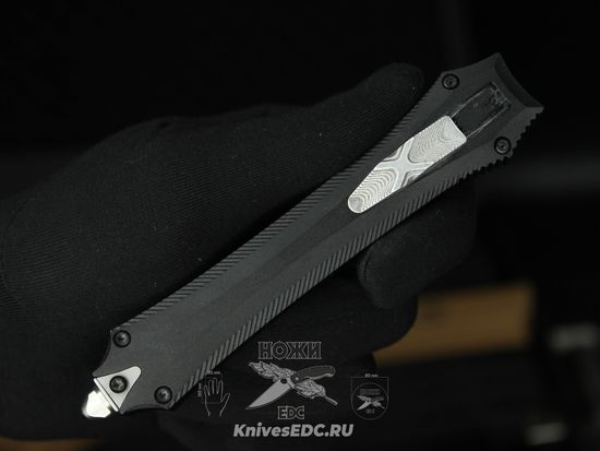 Складной нож автоматический Steelclaw Бретер-02 c клинком из стали D2, рукоять алюминий