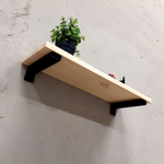 Настенные полки из натурального дерева в стиле Лофт