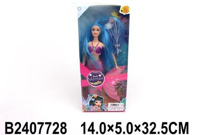 Кукла тип Модница Русалка с аксессуарами, коробка 6818-22