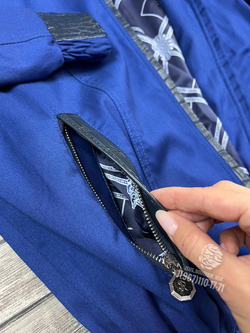 Куртка Stefano Ricci со вставками из кожи крокодила