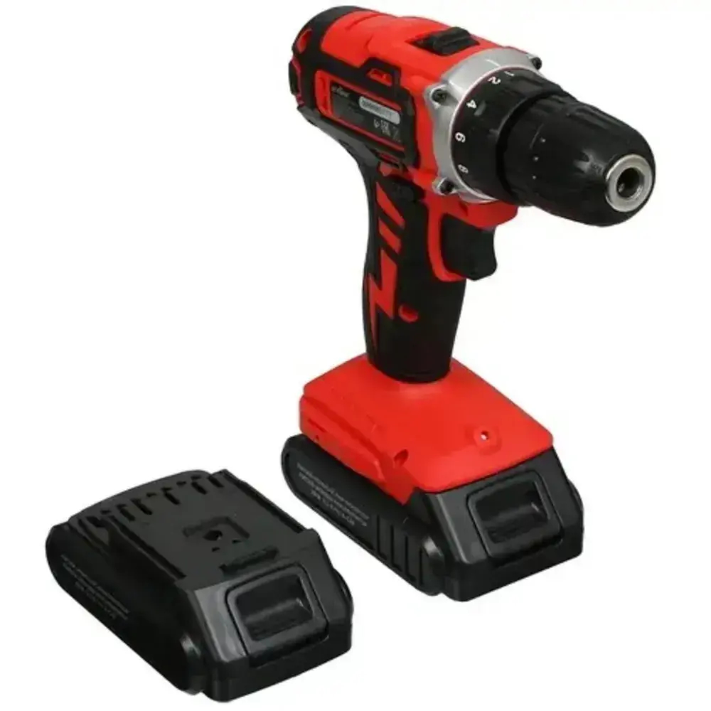 Аккумуляторная дрель-шуруповерт, щеточная, 45 Н м, Li-Ion, 1.5 А*ч, кейс