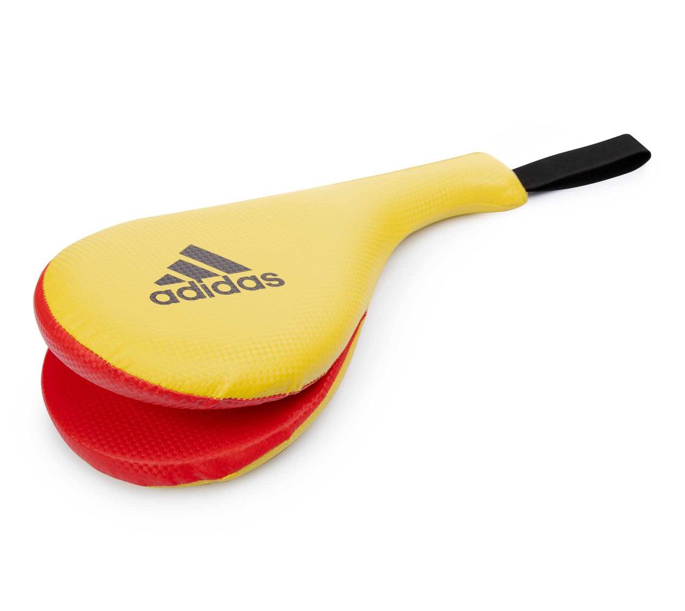 Ракетка для тхэквондо двойная Kids Double Target Mitt желто-красная adiTKT02