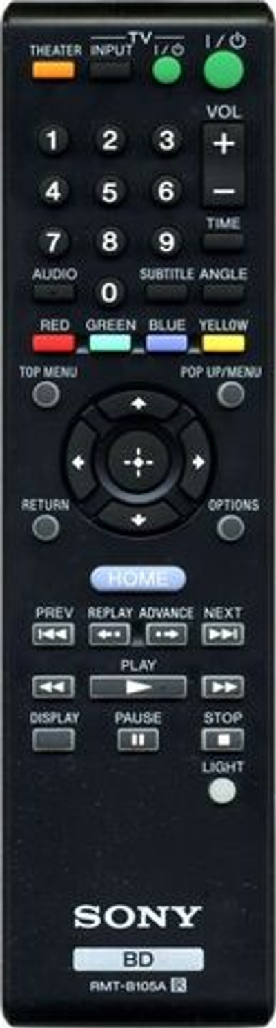 Пульт для Blu-ray плееров Sony RMT-B105A