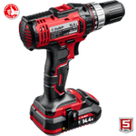 ЗУБР С1, 14.4 В, 35 Н·м, 2 АКБ (2 А·ч), дрель-шуруповерт, кейс (ДШЛ-145-22)