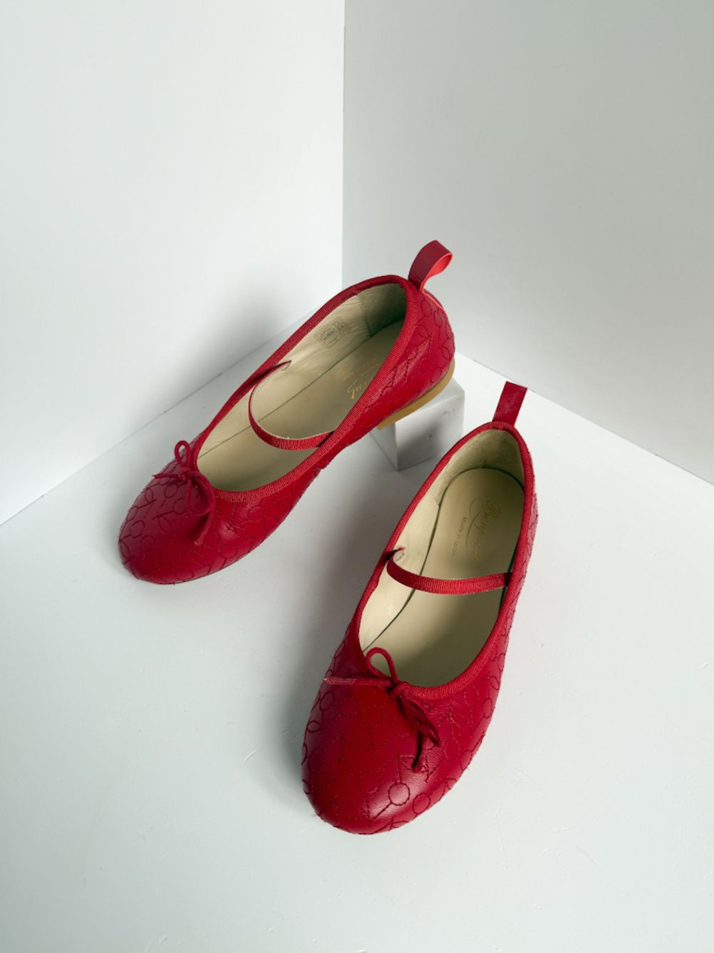 Кожаные туфли-балетки Bonpoint, 34