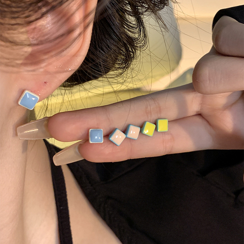 Серьги "Цветные Камни"