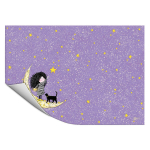 Настольное покрытие 50х70см "Девочка на луне" ПВХ, 130мкм (Феникс+)