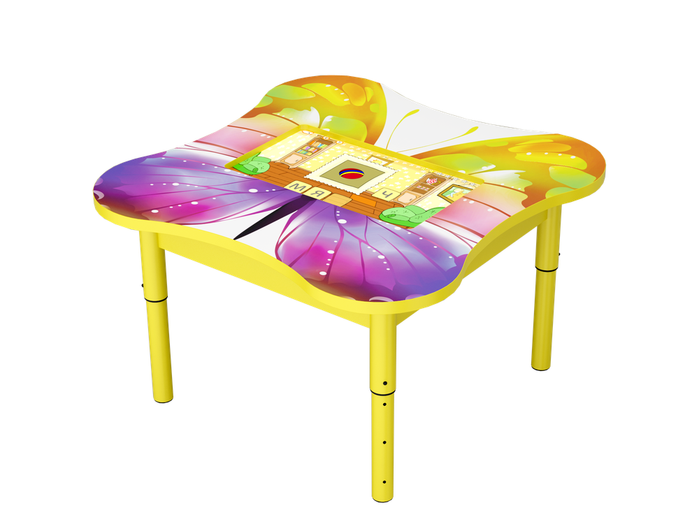 Интерактивный сенсорный стол-панель Бабочка