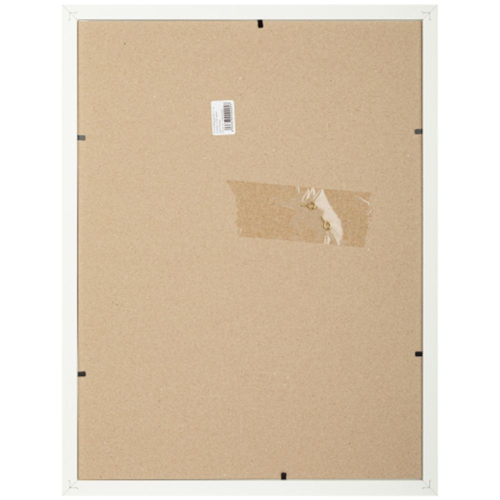 Фоторамка Image Art С22 МДФ универсальная 30х40 цвет белый вставка прозрачный пластик