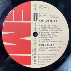 Винтажная виниловая пластинка LP Pussycat Souvenirs (Germany 1977)
