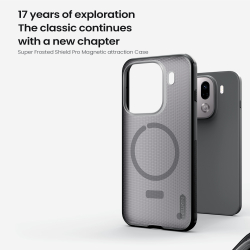 Чехол тонированный c MagSafe для OPPO Find X9 Pro, серия Super Frosted Shield Pro Magnetic (Clear version) от Nillkin