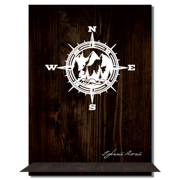 Эко подставка под телефон"Rose of wind"