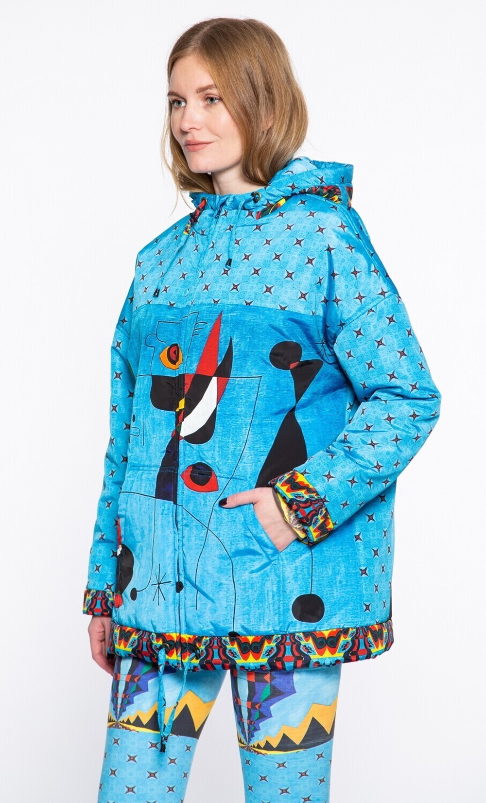 Куртка "Миро", по мотивам абстрактной живописи Жоан Миро