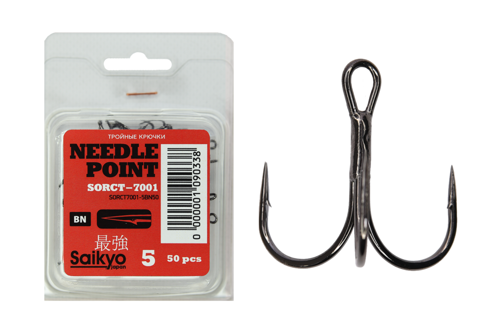 Крючки Saikyo тройн.7001BN №  5 (50шт)