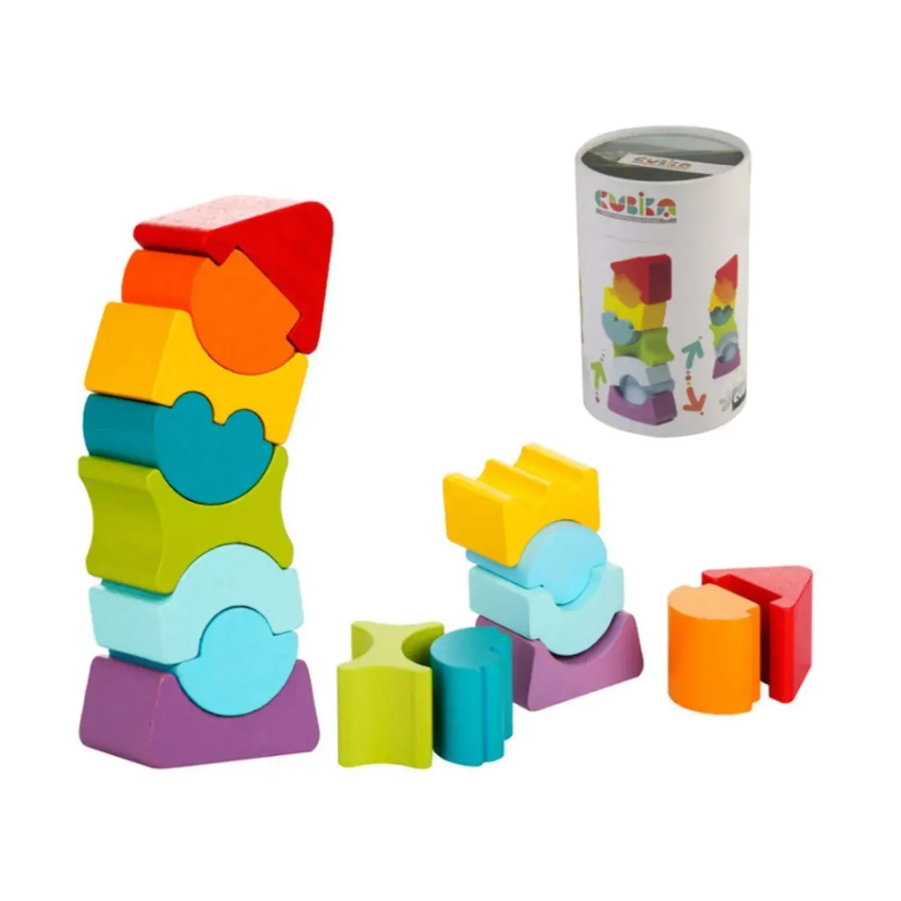 CUBIKA Игрушка логическая БАШНЯ 8 дет.